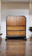 Art Deco  Oak Linen Cabinet