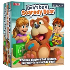 IDEAL | Don't Be a Scaredy Bear Game for Kids Age 4+ | Sticker Peeling Challenge