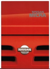 Nissan Micra 1992 UK Market Sales Brochure 1.0 & 1.2 L, Super, LX, SLX, Super S