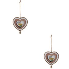  2 Pieces Small Heart Shaped