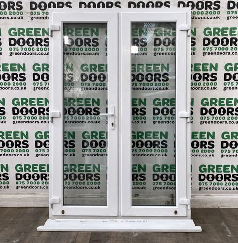 White upvc french doors - upvc,