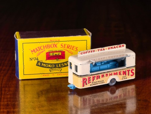Cream lesney matchbox 74a - matchbox, no.74a