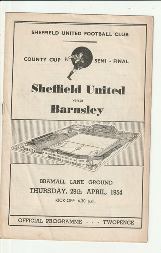 1953 sheffield united v - united,
