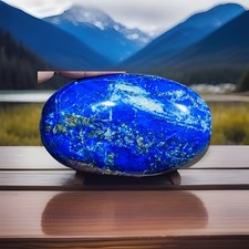 Lapis Lazuli Palm Stone Smooth