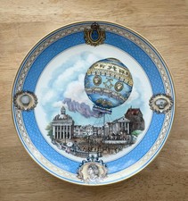 Bicentenary of the first Human flight plate - Haviland Limoges Limited Edition 