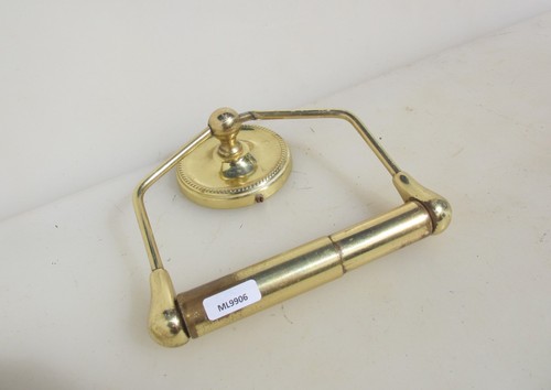 Retro brass loo roll - roll, holder