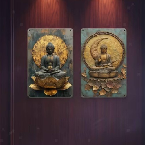 Flat buddha wall - flat,