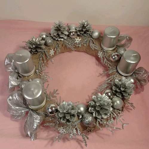 Artificial silver christmas - artificial,