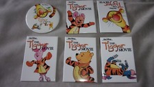 Vintage Disney Store Pin x 6 - The Tigger Movie + Tigger Movie Disney store bag