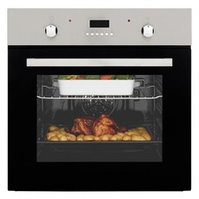 Cookology FOD60SS 60cm Integrated Electric Fan Oven with Grill