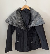 Zara faux fur collar puffer