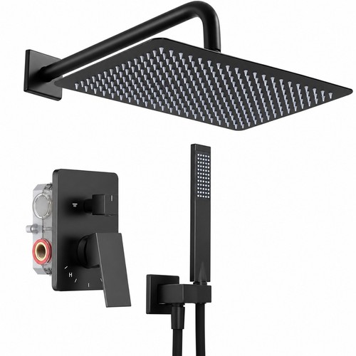 Luxury black shower system - luxury,