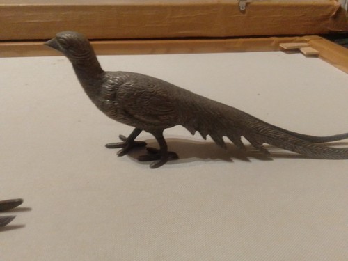 Vintage silver plated pheasant - vintage,