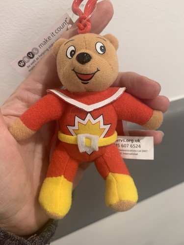 Superted keyring clip - superted, clip-on