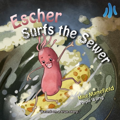 Escher surfs the - , sewer