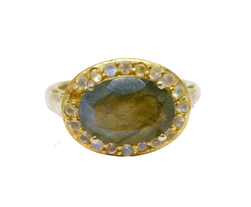 Gold sterling silver - silver, facet