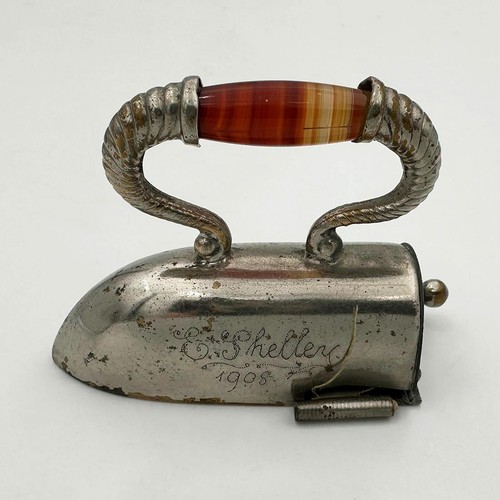 Antique novelty iron tape - iron,
