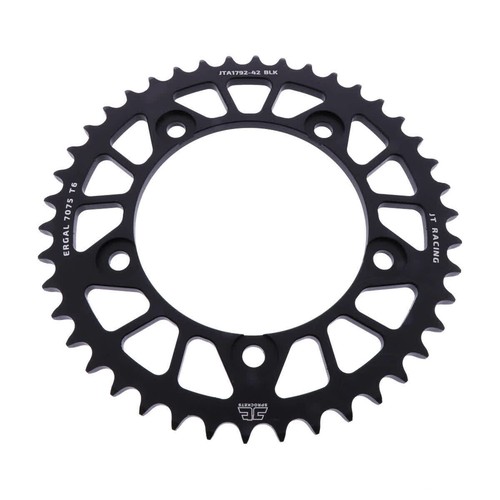 Z42 black aluminum sprocket - jt,