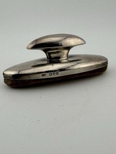 Antique Sterling Silver Rocker Blotter London 1913 Cohen & Charles