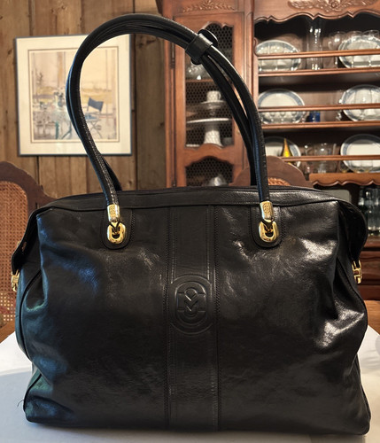 Marino orlandi black leather - orlandi,