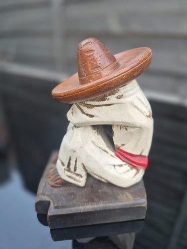 Vintage mexican folk art - mexican, wood