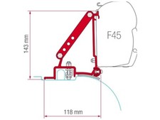 Fiamma F45 Awning Bracket for