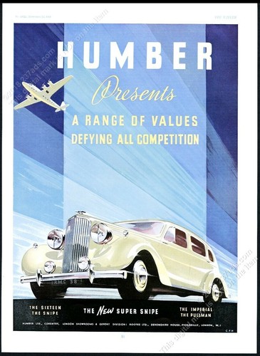 1938 humber super snipe car - 1938,