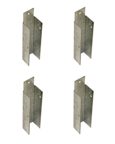 Fence gravel board - board, brackets