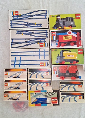 Vintage blue lego - vintage, railway