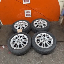 Vauxhall Corsa D Wheels And Tyres 16 Inch 16" Alloys 19555R16 7 Twin Spoke 06-14