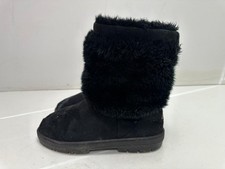 Ella Women's Black Faux Suede