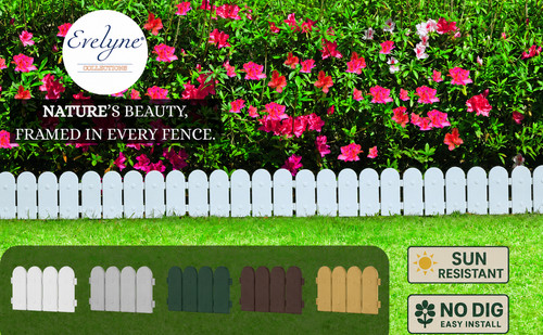 Evelyne garden border plastic - border,