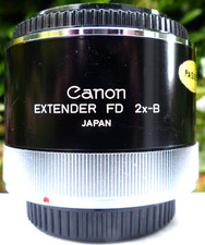 Canon FD 2x Extender Type B For Canon  35mm Film Cameras, Inc Caps.