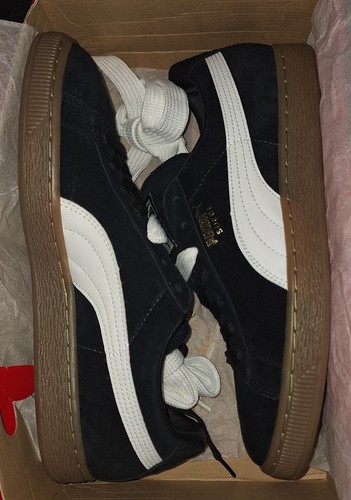 Puma suede classic black - suede, white