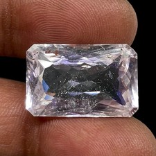 18.16 Cts Certified Natural Morganite Untreated Huge Octagon Cut Loose Gemstone