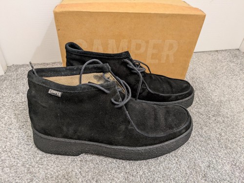 Vintage camper black chukka - vintage,