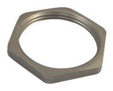 10× M32 32mm Nickel Plated Brass Lock Nut Half Retaining Cable Gland Metal Thin