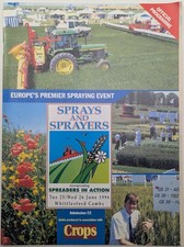 Original Sprays & Sprayers 1996 Agricultural Trade Show Programme