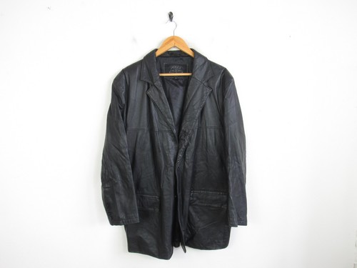 Mens leather 100 button - leather, 100%