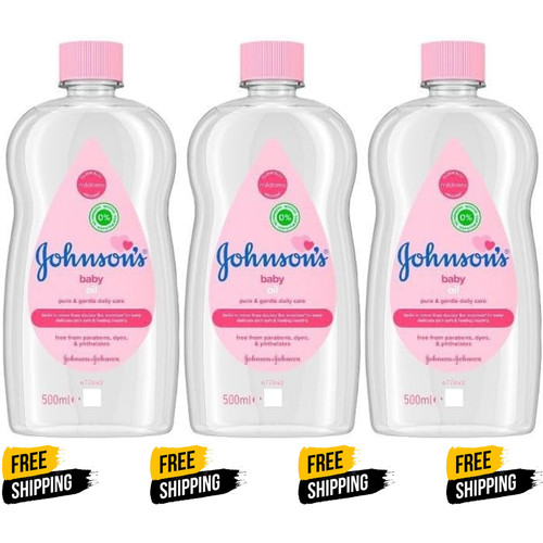 Johnson baby oil pink - baby, oil,