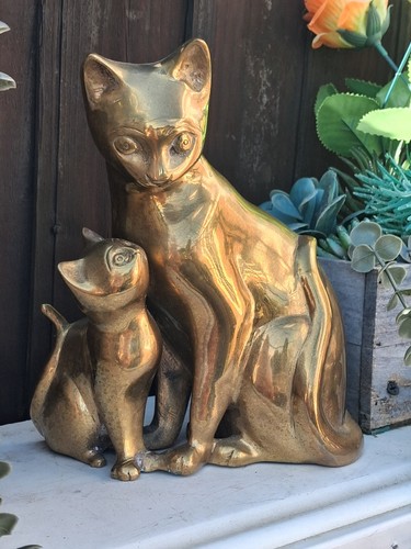 Large heavy vintage brass - large,