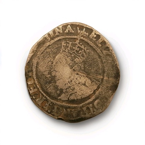 1568 elizabeth 1st threepence - elizabeth,
