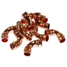 8mm Solder Ring Elbow Yorkshire 90 Degrees Copper (Pack of 10)