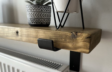 Rustic Radiator Shelf Solid