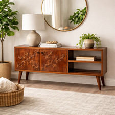 Wood TV Unit Stand Cabinet 2