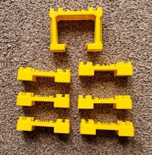 Thomas and Friends TOMY Trackmaster 7 yellow track Risers Bridge Supports