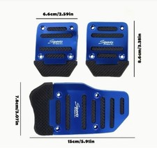 Anti-Slip Car Pedal Covers Set