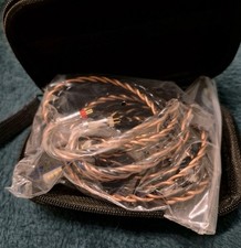 XINHS H12 8-core 7N Pure Copper OCC and Black 2-pin 4.4mm IEM Cable - Mint