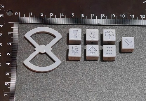 Grimdark orders dice token - orders,