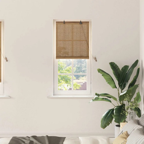 Walplus roller blind - blind, brown